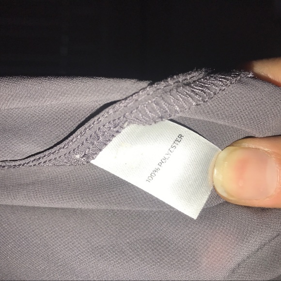 SOLD Frenchi sheer button up blouse - Picture 7 of 9